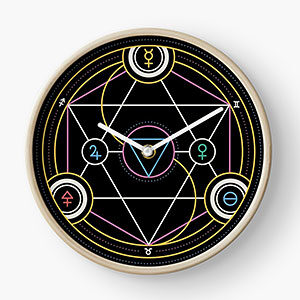 Transmutation Circle Clock