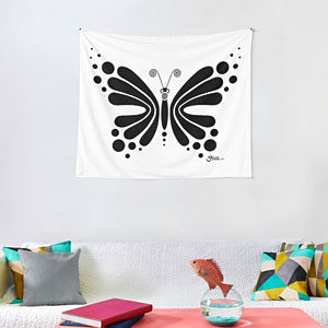 Hypnotic Moth Tapestry
