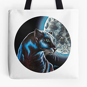 Moon Panther Tote Bag