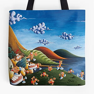 Tale of Carrots Tote Bag